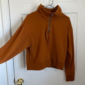 Orangetheory Cropped Quarter Zip
